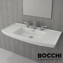Bocchi Lavita Lavabo Mat Beyaz 100 cm
