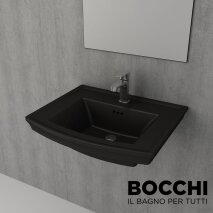 Bocchi Lavita Lavabo Mat Siyah 60 cm