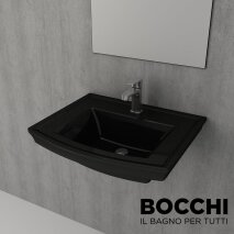 Bocchi Lavita Lavabo Parlak Siyah 60 cm